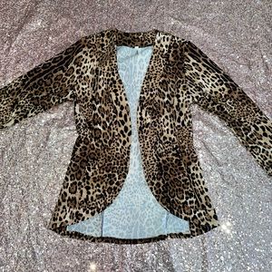 Leopard Blazer